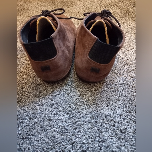 Camper Right Nina Lace up Suede Shoes sz 40 / 10 brown - Picture 4 of 8